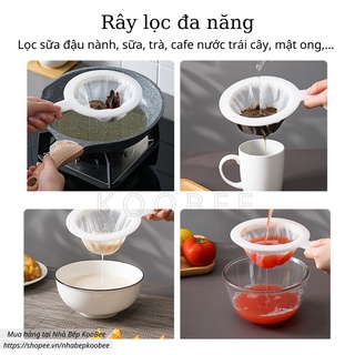 Rây Lọc Sữa Hạt Cao Cấp Cầm Tay-Túi Vải Lọc Sữa Đậu Nành,Lọc Bã Hạt Tiện Dụng