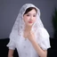 KIN Ren Mantilla Nhà thờ Công giáo Khăn che đầu cho cô dâu