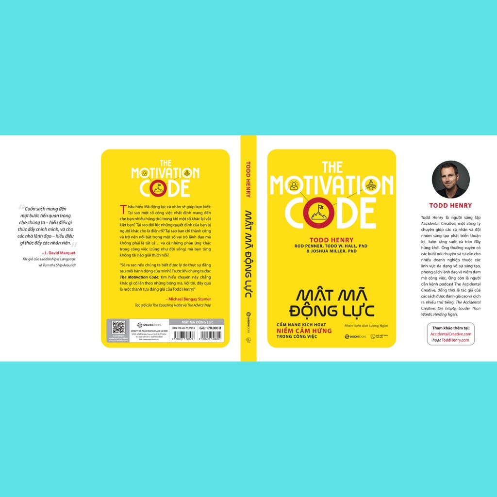 SÁCH - Mật mã động lực (The Motivation Code) - Tác giảJoshua Miller, PhD , Rod Penner , Todd Henry , Todd W. Hall, PhD