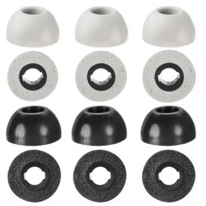 Niki Đen Xám Nút Tai in-Ear Thảm Chống Rơi Đầu Tai Bịt Tai Cho Buds Tai Nghe Sửa Chữa Phần