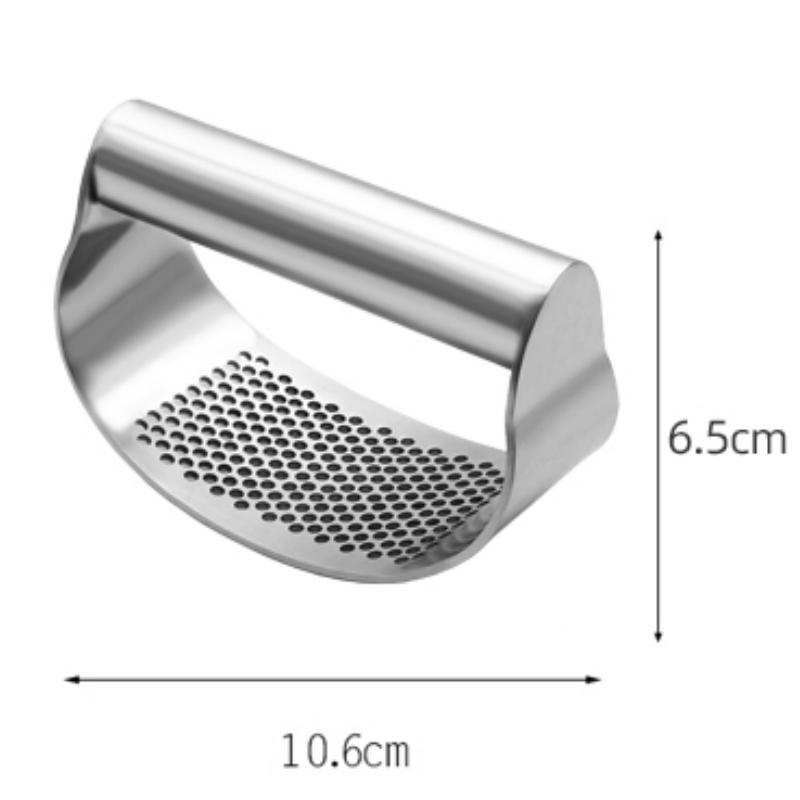 Máy Ép Tỏi Nhà Bếp Bằng Thép Không Gỉ (Chống Trượt, Dễ Làm Sạch) |Stainless Steel Garlic Press Mincer Crusher