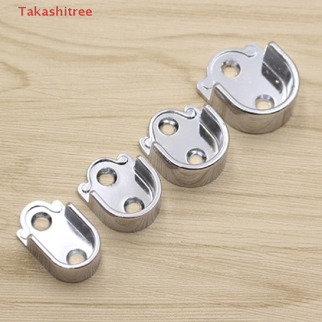 Emuca Lot de 10 supports centraux pour rail de penderie, Zamak, Nickelé