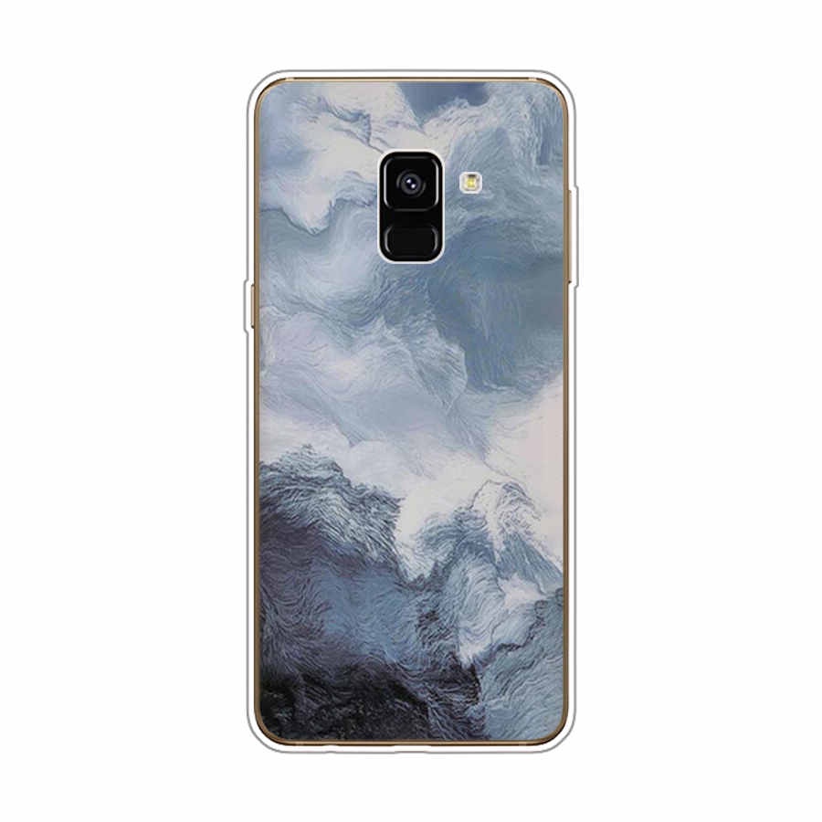 Ốp Điện Thoại TPU Dẻo In Họa Tiết Độc Đáo Thời Trang Cho Samsung Galaxy A8 plus 2018 A6 2018 plus