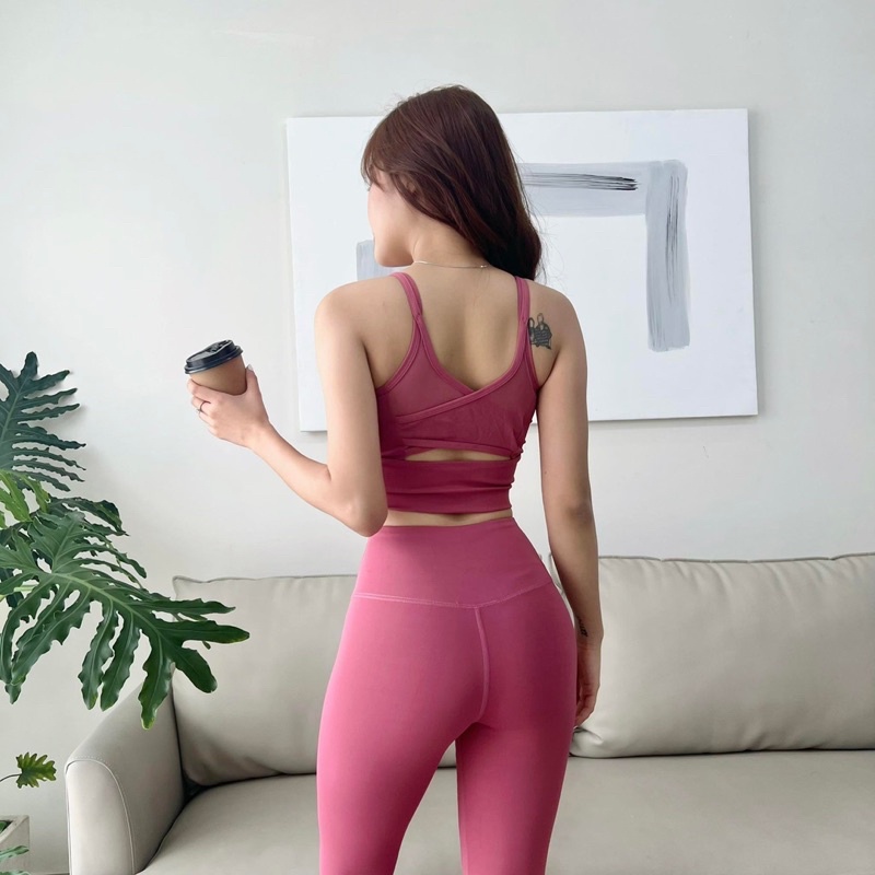 Quần Áo Tập Gym,Yoga Body Tôn Dáng Cao Cấp,Có Mút Ngực,Co Giãn 4 Chiều