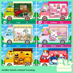 Bộ 6 Thẻ Amiibo Sanrio Animal Crossing Nintendo Switch NS, Nintendo Switch Lite Game