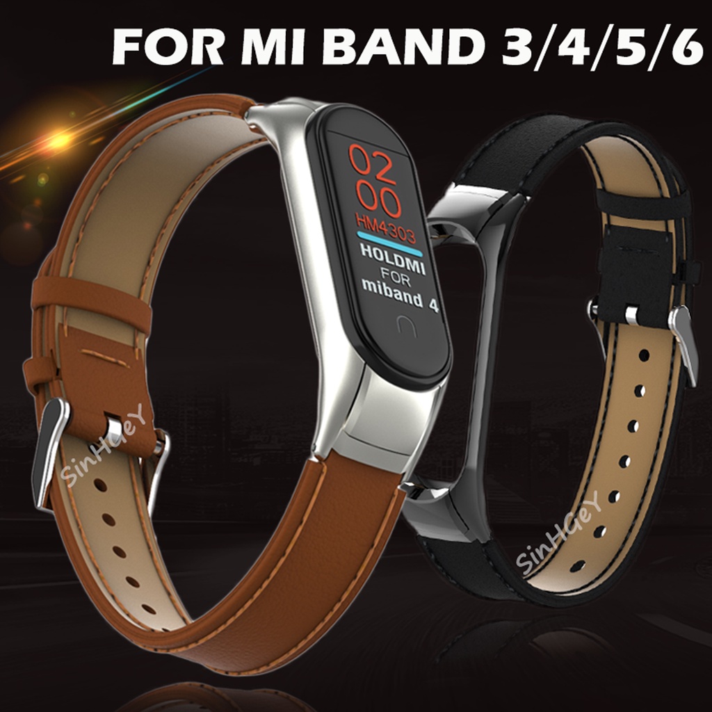 Dành Cho Xiaomi Smart Band 8 9 10 11 Dây Đeo Da Từ Tính Dây Đeo Mi Band 8 9 10 Chống Nước Thể Thao Dây Đeo Da – ảnh mô tả chi tiết 13