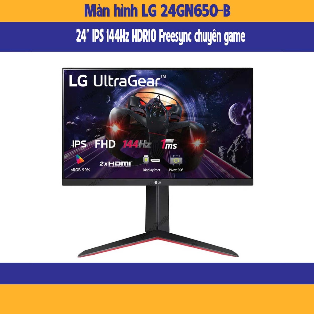 Màn Hình Gaming LG 24GN650-B 24'' UltraGear FHD IPS 1ms 144Hz HDR ...