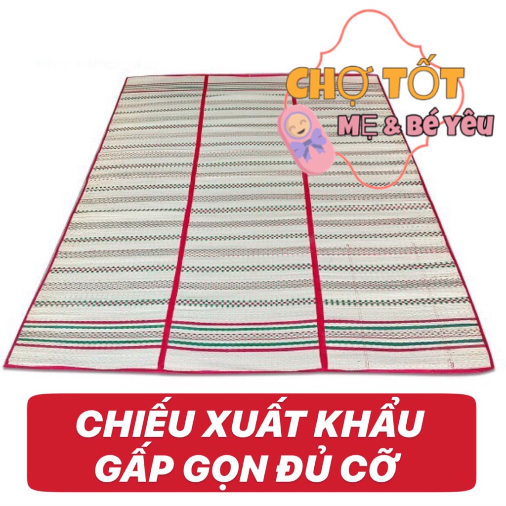 Chiếu Cói Gấp Gọn , Chiếu Du Lịch Loại Tốt (1M, 1M2, 1M4, 1M6, 1M8 ...