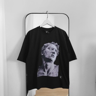 Áo thun oversize in hình tượng đá Roman hi lạp, áo phông nam nữ unisex