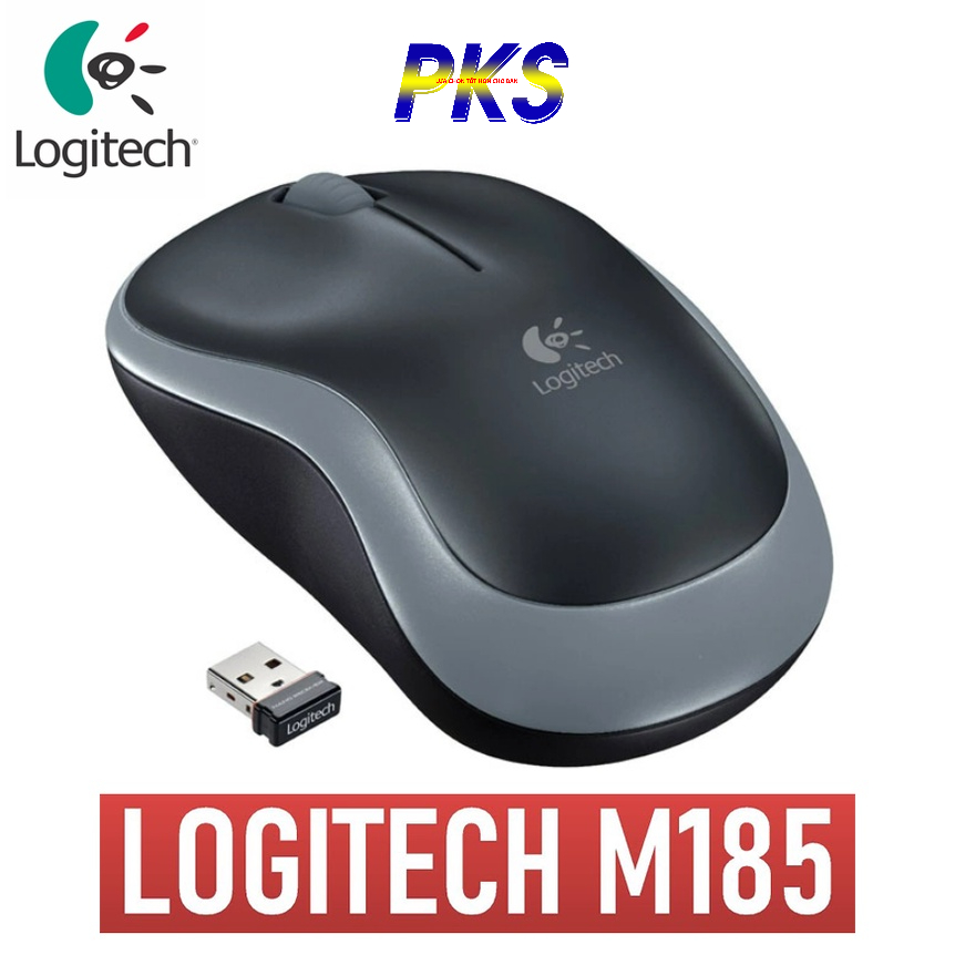 Chuột máy tính không dây Logitech M185 - Hàng chính hãng | Shopee Việt Nam