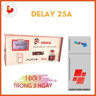 Relay thiết bị bảo vệ tủ lạnh, tủ đông cao cấp 25A bảo hành 6 tháng