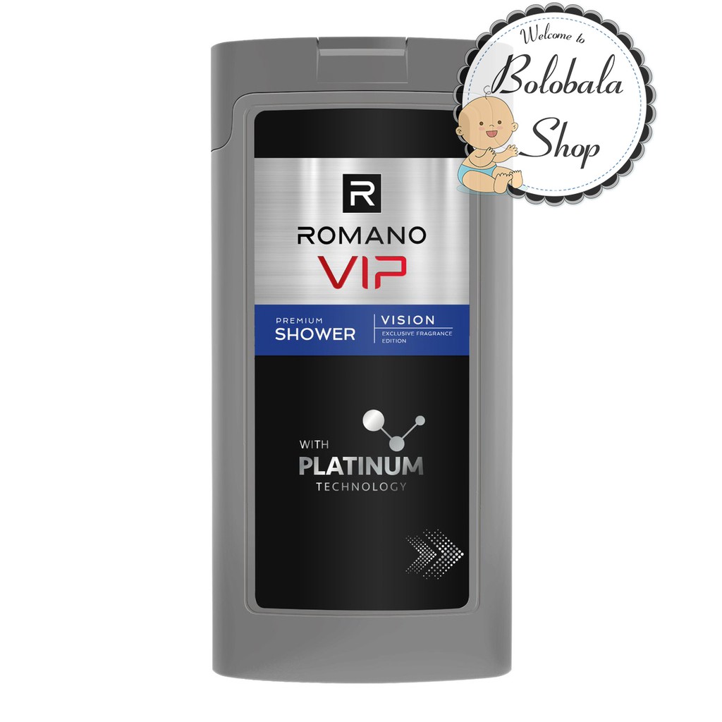 Sữa tắm/ Dầu gội cao cấp Romano Vip 150g/ 180g | Shopee Việt Nam