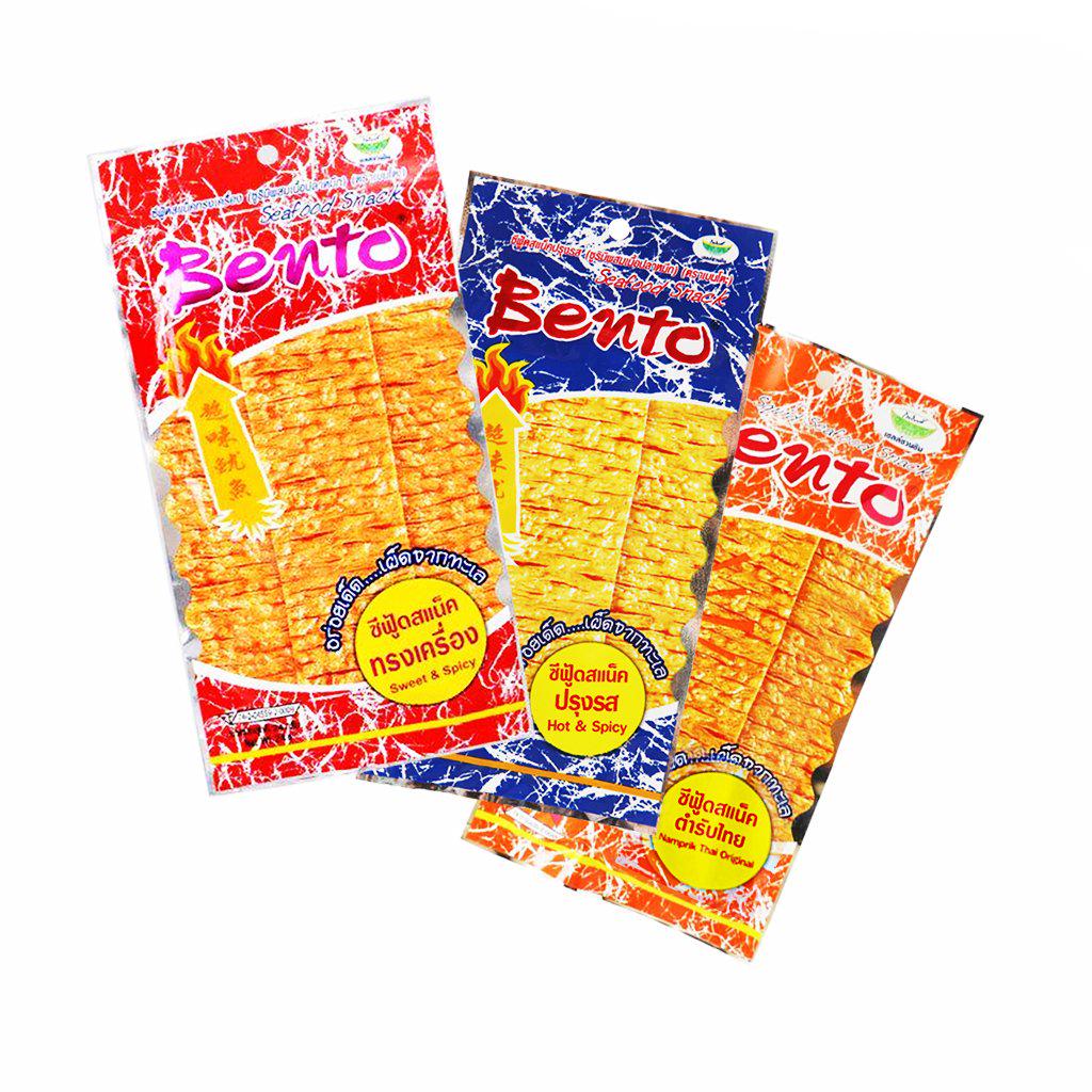 Snack Mực Bento Thái Lan GÓI TO 18g 10 Vị Shopee Việt Nam