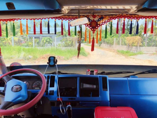 RÈM kính lái /Rèm trang trí xe ô tô /Rèm thổ cẩm. | Shopee Việt Nam
