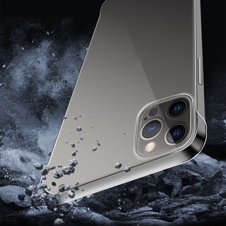 Ốp lưng trong suốt không khung sang trọng cho iPhone 17 air pro max 16 15 e 14 13 12 11 Pro Max XS X XR 7 8 Plus SE 2020 Điện thoại cứng trong suốt siêu mỏng Cove T01