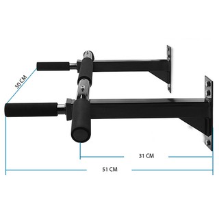 Xà Đơn Gắn Tường Treo Tường Đa Năng P90X Có Ốc Treo Bao Cát Đại Nam Sport + Tăng Găng Tay Tập Xà