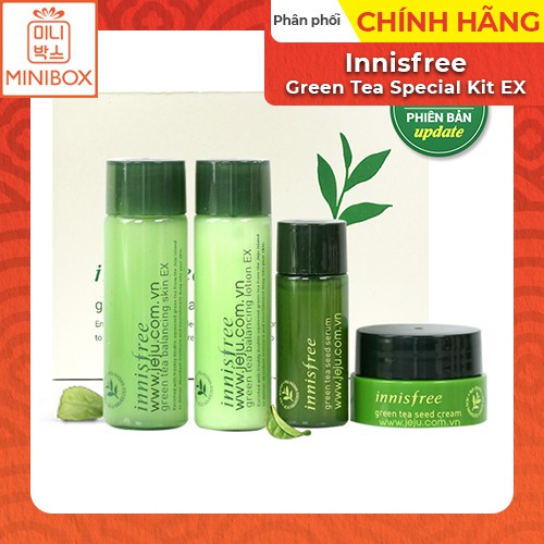 Bộ Dưỡng Da Dùng Thử Innisfree Green Tea Special Kit EX (4 Sản Phẩm) Shopee Việt Nam