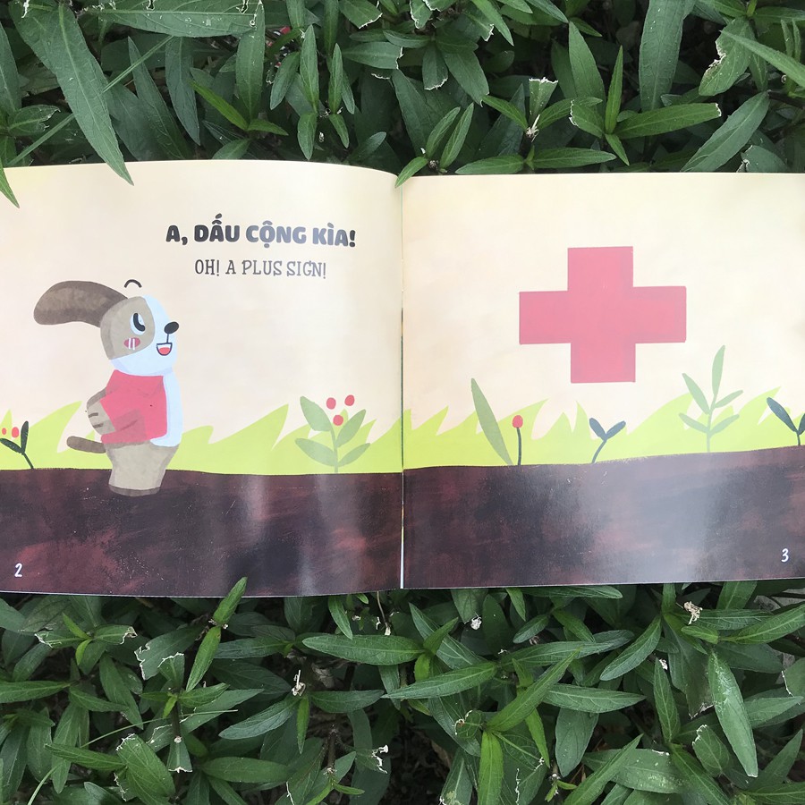 Ảnh Sách - Ehon Nhận Biết - Cái Gì Thế Nhỉ? (4 quyển lẻ tùy chọn) (Song ngữ Anh - Việt cho bé 0-6 tuổi) 3