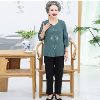 Bộ Đồ Quần Áo Cho Bà Cho Mẹ Lịch Sự AB11