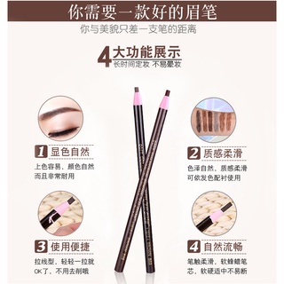 Bút Chì Kẻ Lông Mày Trang Điểm Chống Nước Không Lem Màu Hiệu Quả Số 1818
