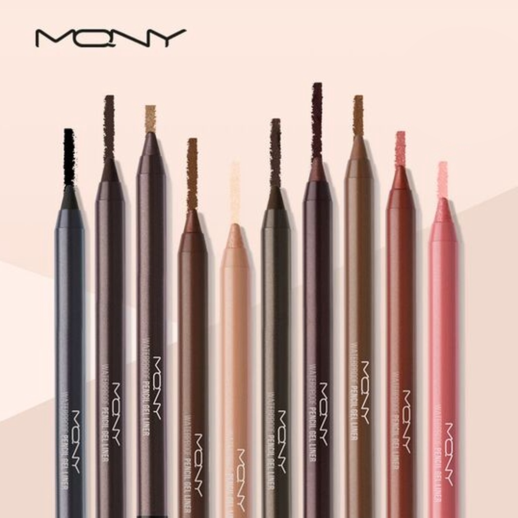 Bút Kẻ Mắt Dạng Gel Không Thấm Nước MQNY Macqueen | Bút Kẻ Mắt Dạng Gel Sắc Tố Cao Không Thấm Nước Chống Nhòe