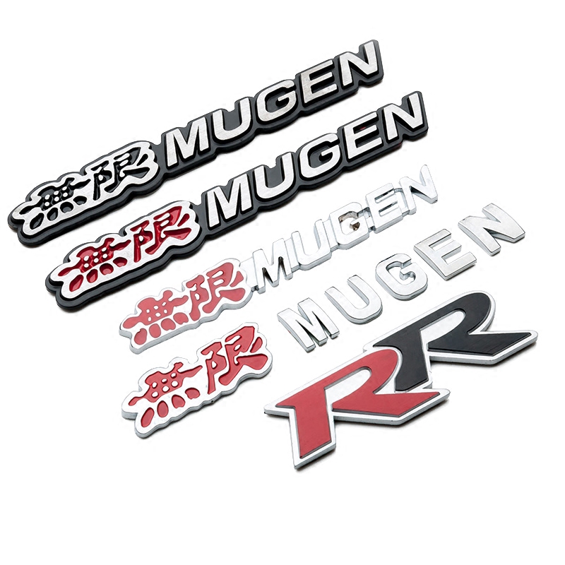 Honda nhôm Mugen Fd Mugen RR TypeR logo Chrome logo huy hiệu phía sau ...
