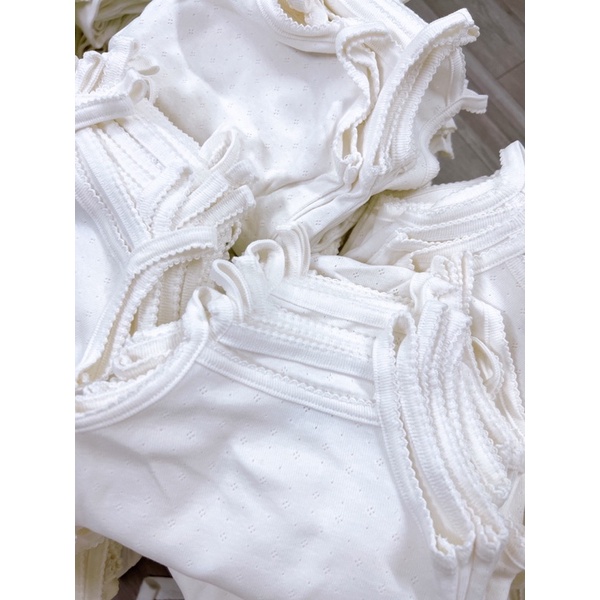 [MD208] Bodysuit/ áo 2 dây liền thân chất liệu thông hơi cho bé gái