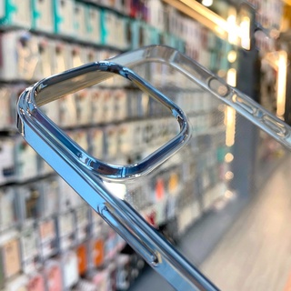 Ốp lưng trong cứng viền màu xanh sierra độc lạ cho ip 13/13pro/13promax - Không ố màu