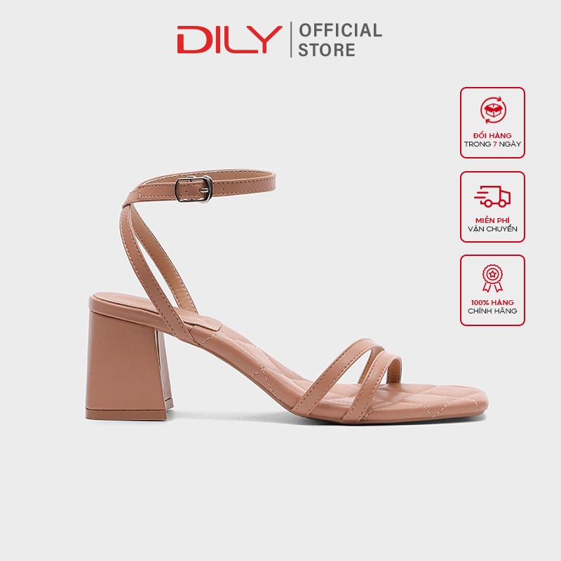 Giày sandal nữ DILY gót vuông thời trang cao 6cm_AA0222