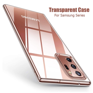 Ôp Điện Thoại Silicon Dẻo Trong Suốt Siêu Mỏng Cho samsung galaxy note 20 ultra note 10 + note 9 note 8 note 10 lite a24 a54 Ốp