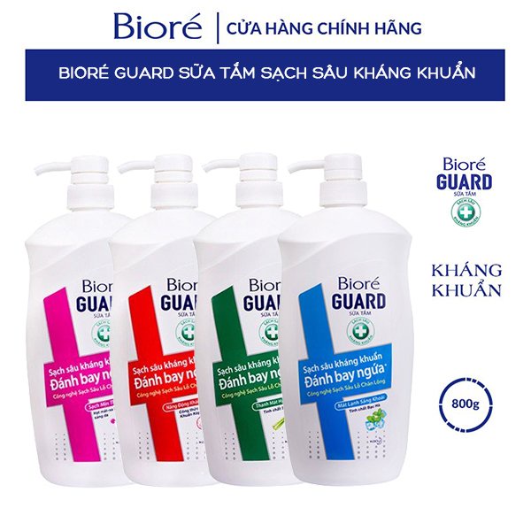 Sữa tắm sạch sâu và diệt khuẩn Biore Guard 800g | Shopee Việt Nam