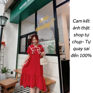 Váy bigsize-Đầm bầu thiết kế chất cát hàn siêu mát Q0002