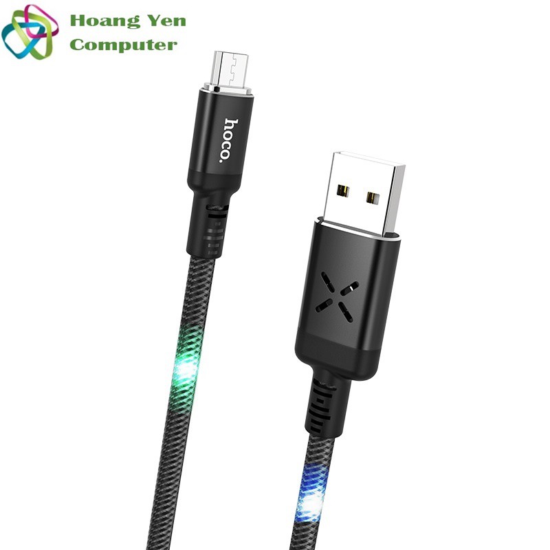 Cáp Sạc Nhanh MICRO USB Hoco U63 Cho Android Có Cảm Led Cảm Biến Âm Thanh - BH 6 Tháng - Hoàng Yến Computer