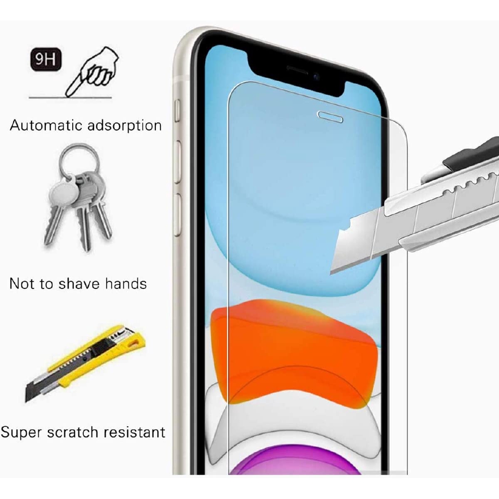 Kính cường lực bảo vệ toàn màn hình cho iPhone ip 17 Air 16 15 14 13 12 Mini 11 10 Pro 16E Xs Max X XR 8 7 6s Plus 5S 5 SE 2020 2022 5G 4G 2025