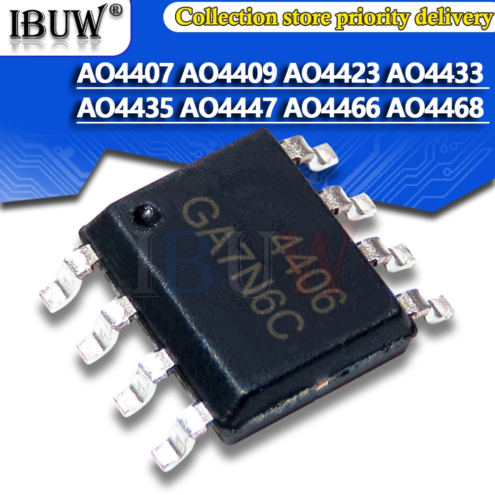 Set 10 Chip AO4354 AO4406 AO4407 AO4409 AO4423 AO4433 AO4435 AO4447 ...