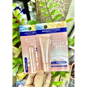 Son dưỡng môi cấp ẩm Senka Perfect Aqua Lip Balm 4.5g / tinh chất dưỡng môi lip essence 10g