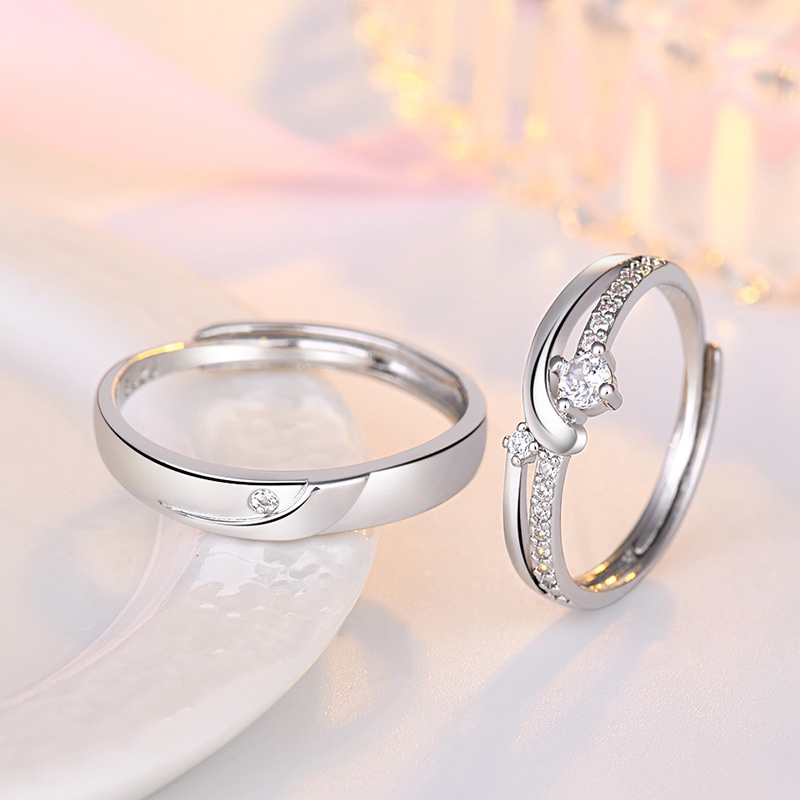 Thời Trang Nhẫn Cặp Đôi Có Thể Điều Chỉnh Độc Đáo