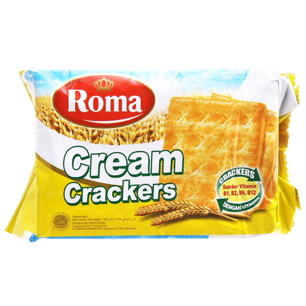 Bánh quy Cream Crackers Roma gói 135g | Shopee Việt Nam