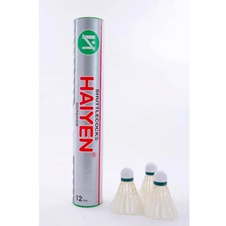 [Siêu Sale] [Chính hãng] Cầu lông Hải Yến - Loại bạc dài -Hộp 12 quả