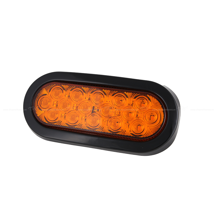 Combo 2 Đèn Led Hình Oval Xe Tải VIAIR VI019 12V Màu Vàng