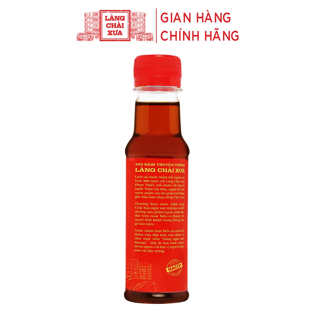 Ảnh Nước mắm tôm biển Làng Chài Xưa Hồng Ngọc Đại Dương 125ml/chai 2