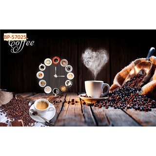 Tranh dán tường Quán Cafe, Trà Sữa, Trang Trí Cửa Hàng 3D khổ lớn