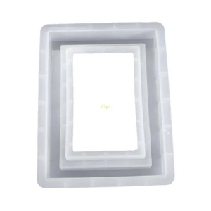 Khuôn Silicone Hình Chữ Nhật Làm Khung Ảnh Epoxy Resin Thủ Công DIY