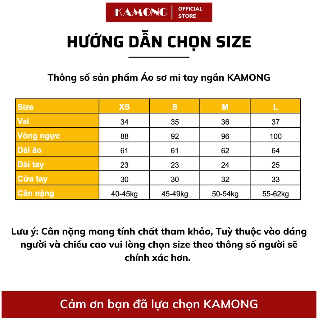 Ảnh Áo sơ mi nữ tay ngắn công sở KAMONG kiểu dáng cơ bản vải lụa sang trọng A146 2