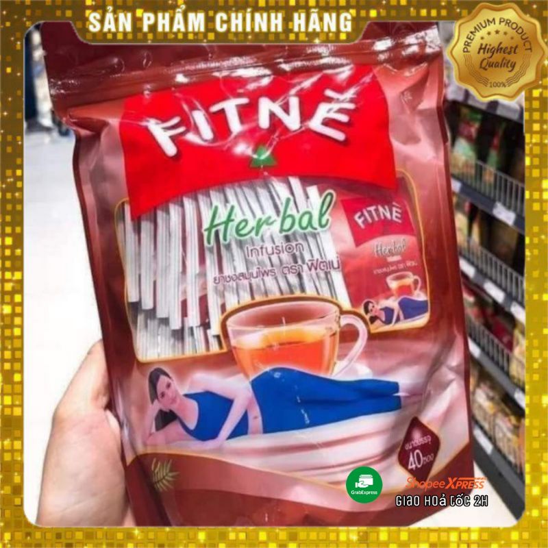 TRÀ FITNE HERBAL GIẢM CÂN THẢI ĐỘC THÁI LAN LOẠI 40 GÓI