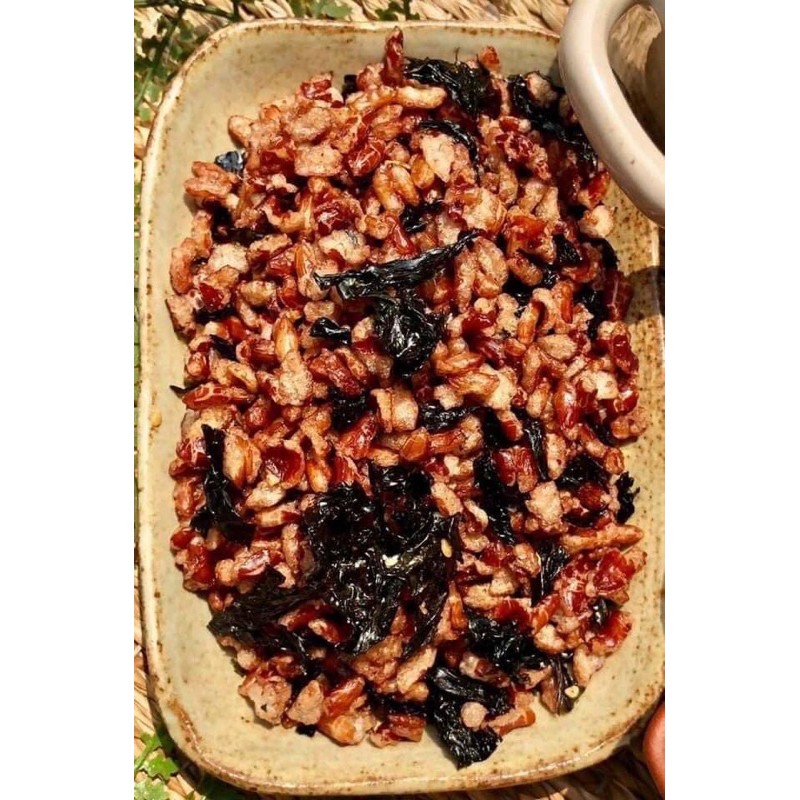 Gạo Lức Rong Biển Sấy Giòn Oganic loại 1 bao ăn - 1hộp 300gr