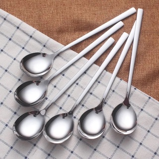 Combo 6 Chiếc Thìa (Muỗng) Hàn Quốc Dài 20.4cm Inox 304 Siêu Bóng Đẹp