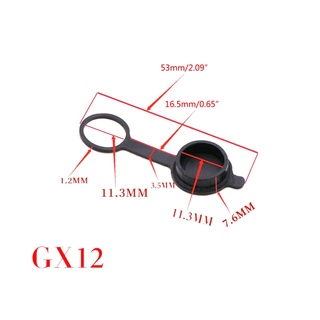 Nút Cao Su Bịt Đầu Nối Dây Cáp Chống Nước Chống Bụi Bẩn Cho dusur gx12 gx16 gx 20 Ốp