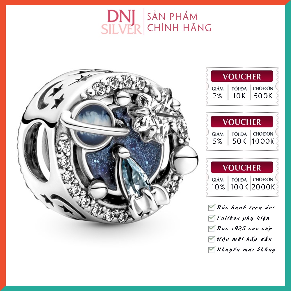 [Hàng cao cấp] Charm bạc 925 cao cấp, hàng chuẩn bạc - Charm A Trip To The Galaxy thích hợp để mix vòng tay charm