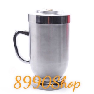Ca Giữ Nhiệt Inox 2 Lớp Có Tay Cầm Dung Tích 500ml